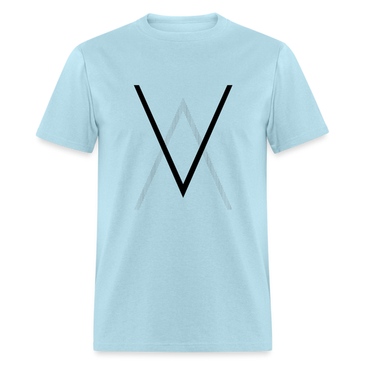 Abstract modern design - Unisex Classic T-Shirt- Loose Fit Apparel - powder blue